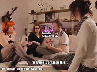 two Trans Sweethearts and a Cis Hotty Pegging Me With Biggest Anal Dildos