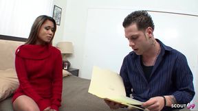 Boss Fucks Horny Latina Teen Nipsy with Big Cock