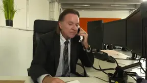 Blonde MILF gets fucked on camera during detective couple's tour