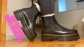 Doc Martens Boots Crush You - Shoe Socks Feet Foot Fetish Goddess Worship Verbal Humiliation