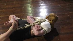 Melodie - Ring the Bells - The ultimate Bondage Challenge - Rope Hogtie Challenge - Part 2 wmv HD