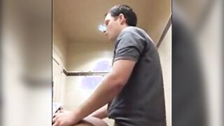 White Manager Pounds Black Theif In Restroom