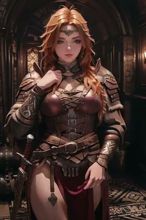 Red Queen's Epic Journey! Cold Beauty in the Gothic Hall, a Lazy Warrior Under Heavy Armor?