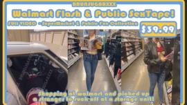 Walmart Flash & Public SexTape! - Supermarket Collection