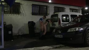 fucked in the public street by muscel boy