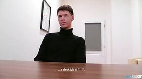 Amateur petite Twink Gets Barebacked In The Back Of The Office