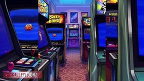 gamer girls sweet cheek job-arcade manager seeks butt job specialist