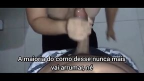 Marido Descobre Que &Eacute_ Corno Manso e a Esposa Humilha Sem Piedade!