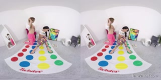 TmwVRnet.com - Lovenia Lux&amp;Sophie Luuna - Hotties play strip twister