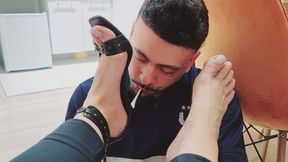 Delicious foot worship