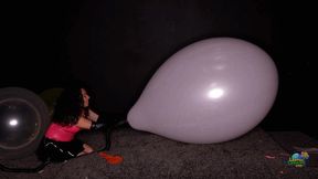 Miss Mai Machine Pops Large Balloons HD WMV (1920x1080)