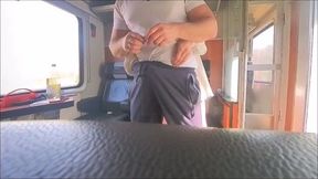 Caught fucking on the train. OMG - Public train