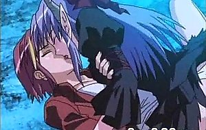 Wild outdoor anime fucking