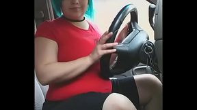 Truck Tease 2 - pedal pumping - Kyra Hellfire