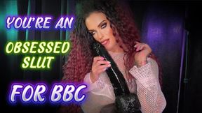 Obsessed Slut for BBC: Humiliating JOI to Stretch Your Throat and Stroke Your Worthless Dick