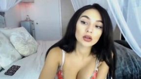 busty teen with big tits and big ass masturbating