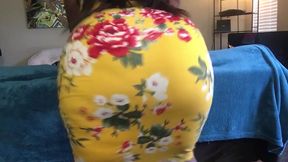 Dirty Diana twerking part 2 in a yellow sundress