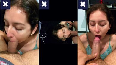 College girl deep throat blowjob cum in mouth amateur video