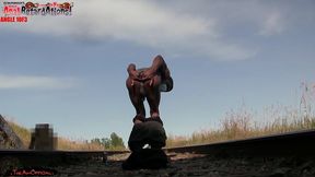 best enema video ever! public anal gaping enema 3000 twink - angle 1/3 part 2/3 - ass monkey