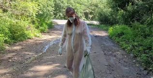 Okay, I Cleaned up a Bit in the Woods. Do Not Litter, Because Not Naked Girls and Guys Have to Clean up All This Garbage