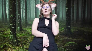 Deer Girl Uses You In Your Situation With Big Dildo Strap On Breath Play