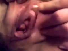 Granny pussy masturbation