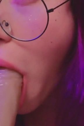Blowjob Close up Watch Me Fuck You with My Mouth