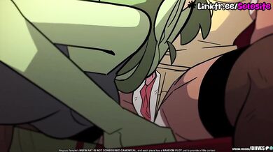 Gushing Cartoon Cum Animation Making Time in HD