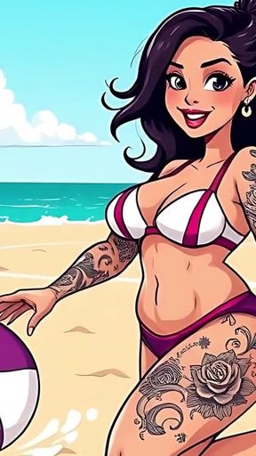 Sexy Tattoo Art Bikini Babes