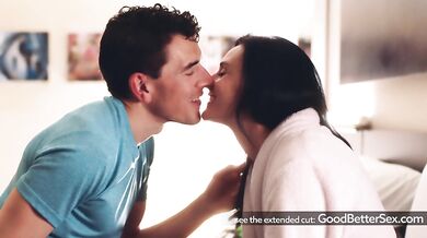 Stepmom Marie Clayborn gives her stepson real fuck lessons with explosive creampie