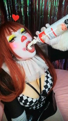 Whipped Creamed Clown Creams Herself