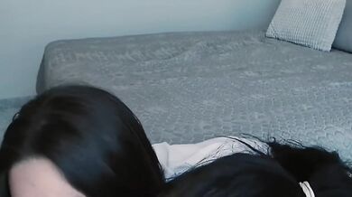 German Brunette GPA POV Doggy Reverse Cowgirl Cum Drip Big Tits