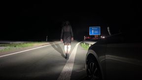 Short Show on the motorway