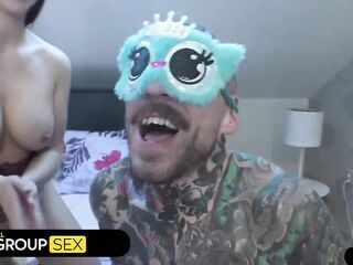 PAWG Zuzu And Lady Gang Get Bulky Booties Pounded In Hardcore 4some!