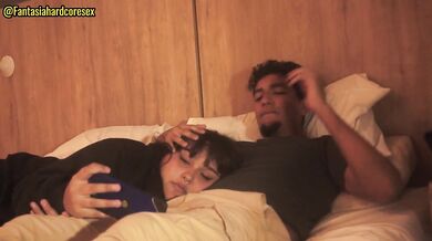 Watching Netflix with my best friend while she lies on my lap