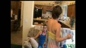 Stepson Asks Stepmom To Show Him Her Big Tits Before He Works On Her Car ( PART 1 )