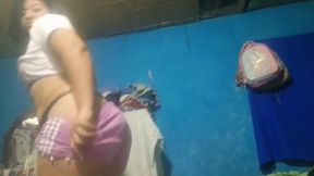 Here's your hot brunette, you can see my ass, watch how I touch it for you.
