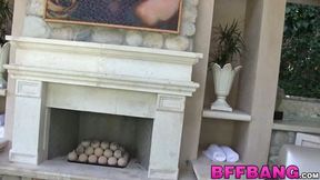 Horny&#x1F975; Jenna Ashley Sucks Elsa Jean's Pussy&#x270C; in Hot Girl-on-Girl Action