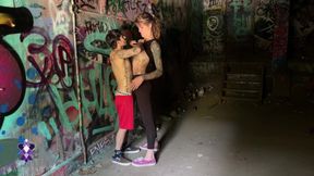 Trans Girl Caught Fucking a Trans Man in an Abandoned Building