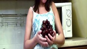 Brunette Fingers Her Dripping Wet Pussy