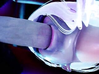 Slutty Golden-haired bangs several lads in club