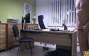 LOAN4K. Chick scratched car so why she should fuck loan agent