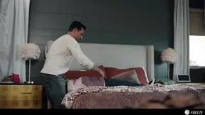 Seductive Stepdaughter Gets Frozen by Step Dad For Steamy Sex Fantasies