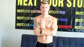 Dante Foxx Shows Off His Tattooed Body While Playing With Big Loads – NextDoorCasting