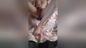 Caged Femboy Slut Fuck Their Ass With Big Dildo Moaning Until They Orgasm