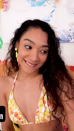 A Butt Plug Isn't Enough for This Horny College Girl in Hawaii   Clip 2