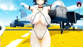 Azur Lane - 5 Girls Huge Tits Sexy Dance