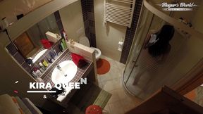 behind the scenes of busty milf kira queen being penetrated