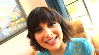 Cute Brunette Ellie Idol Enjoys Steven French's Hard Cock