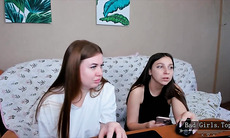 Watch these hot and skinny babes with big tits and ass on webcam - amateur homemade video